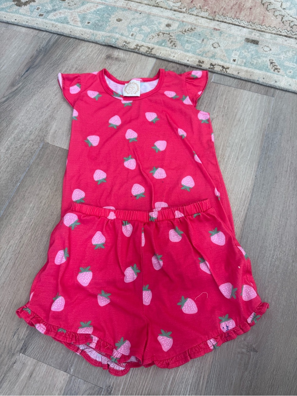 The Beaufort Bonnet Company strawberry pajama set